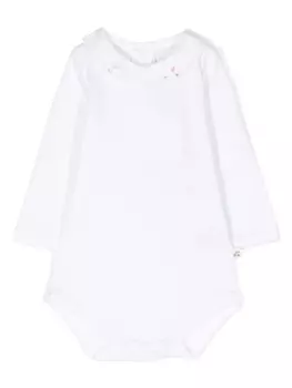 Боди Cygne с вышивкой Bonpoint, белый