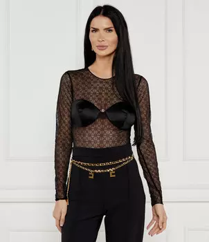 Боди Elisabetta Franchi Slim Fit, черный