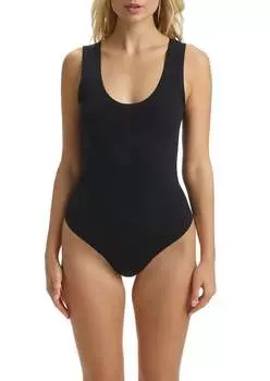 Боди Essential Cotton Tank в черном цвете Commando