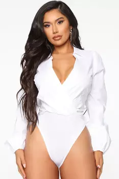 Боди Fashion Nova LBB21645, белый