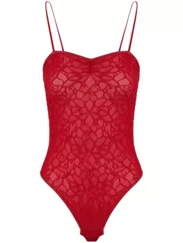 Боди Fleur du Mal PINKO, красный