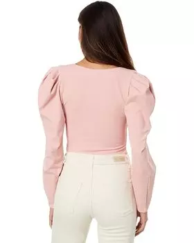 Боди Free People Va Va Voop Long Sleeve Bodysuit, цвет Heart Haze