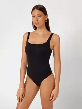 Боди GUESS Eveline, черный