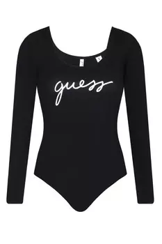 Боди Guess Underwear Slim Fit, черный