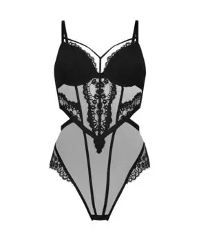 Боди Hunkemller Bodysuit Daisy, черный