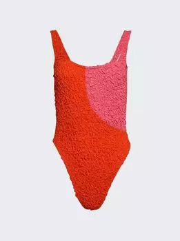 Боди Идалия Mara Hoffman, цвет poppy red