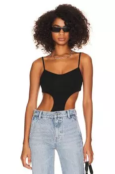 Боди Indah Pretty Please Cut Out, черный