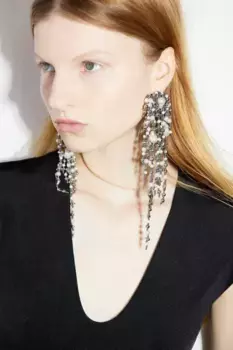 Боди из джерси с рукавами-крыльями H&M, черный