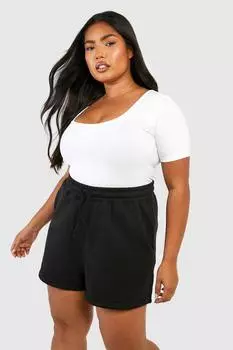 Боди из хлопка с квадратным вырезом Boohoo, белый