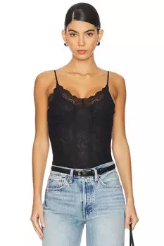 Боди из кружева моника Allsaints, черный