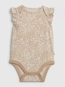 Боди из органического хлопка Gap, бежевый