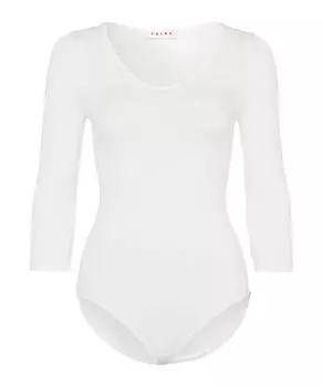 Боди из тонкого хлопка, рукава 3/4 Falke, бежевый