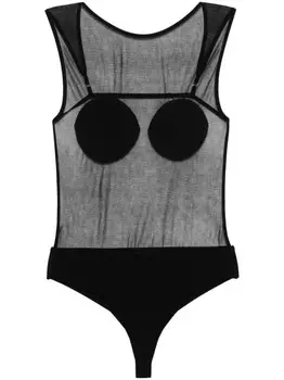 Боди Jacquemus Le Body Platano, черный