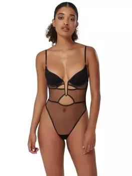 Боди Joni с прошивкой Bluebella, черный