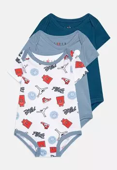 Боди JUMPMAN FLIGHT PATCH UNISEX 3 PACK Jordan, цвет blue grey