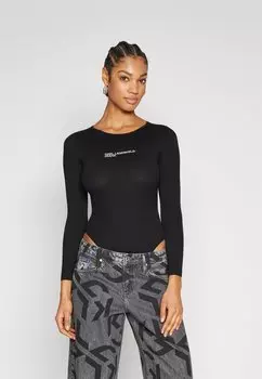 Боди Karl Lagerfeld Jeans CUT OUT, черный
