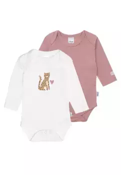 Боди Liliput "Leopard", в упаковке 2 шт., с практичными кнопками, розовый