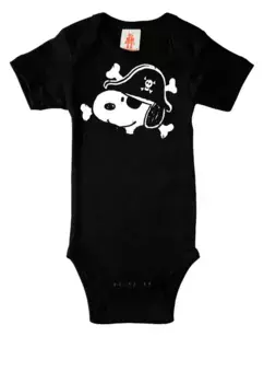 Боди LOGOSHIRT с милым принтом Снупи, черный