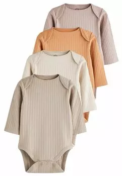 Боди LONG SLEEVE 4 PACK . Next, цвет multi neutral