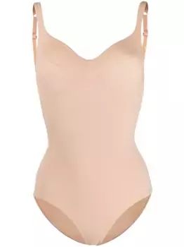 Боди Mat de Luxe кроя слим Wolford, нейтральный