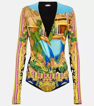 Боди Medusa Palm Springs VERSACE, разноцветный