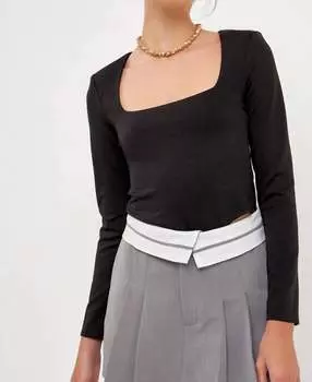 Боди Mia черного цвета 2.7 AUGUST APPAREL
