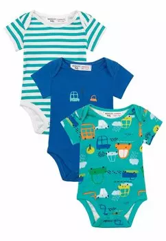 Боди MINOTI, цвет blue green white