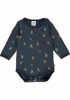 Боди Msli by GREEN COTTON, цвет night blue pine moss spa green