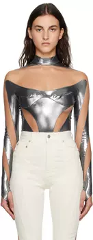 Боди Mugler Silver Illusion