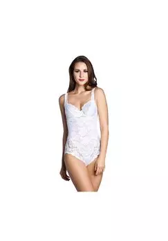 Боди на косточках Miss Perfect, белый