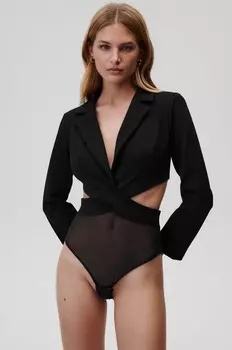 Боди Obsessed Bodysuit Undress Code, черный