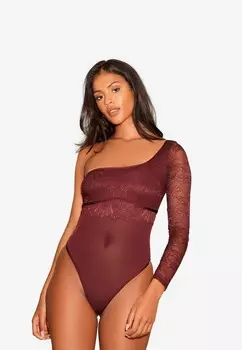 Боди ONE SHOULDER Lipsy, фиолетовый