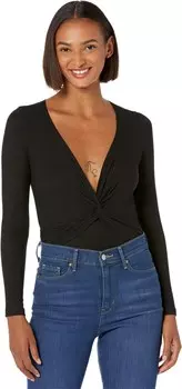 Боди Only Hearts Feather Weight Rib Twist Body, черный