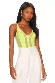 Боди OW Collection Swirl, цвет Mellow Green