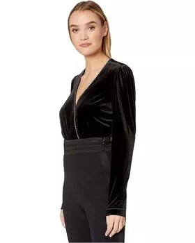 Боди Parker Zanna Combo Bodysuit, черный