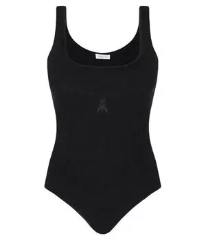 Боди Patrizia Pepe Slim Fit, черный