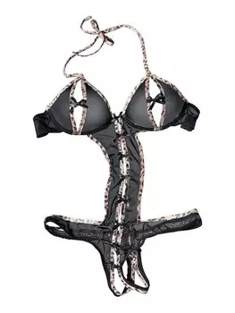 Боди PETITE FLEUR GOLD Body-Ouvert, цвет schwarz-leo bedruckt