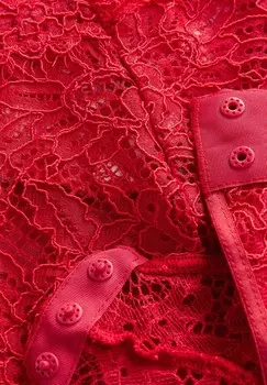 Боди PLUNGE HALTERNECK STANDARD Lipsy, красный