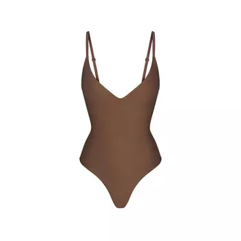 Боди push-up thong SKIMS Skims Body, цвет Jasper