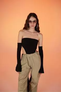 Боди Rebeca Черный HOLLY LOLLY