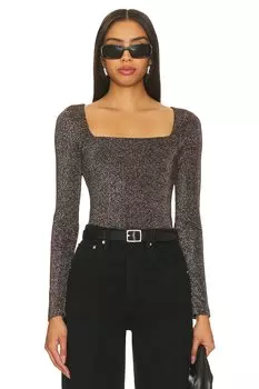 Боди REMI x REVOLVE Theresa, цвет Black Metallic