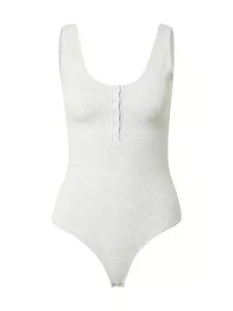 Боди-рубашка Abercrombie & Fitch, серый