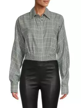 Боди - Рубашка RtA Ashlyn, light plaid
