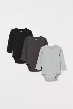 Боди с 3 ребрами H&M