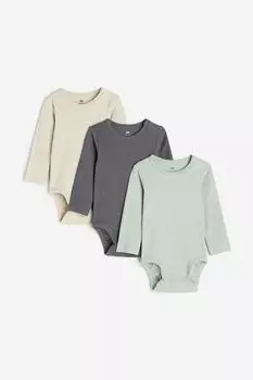 Боди с 3 ребрами H&M