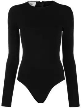 Боди с длинными рукавами Atu Body Couture, черный