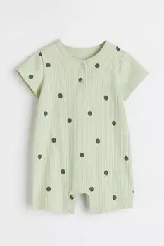 Боди с коротким рукавом H&amp;M, фисташковый/горошек