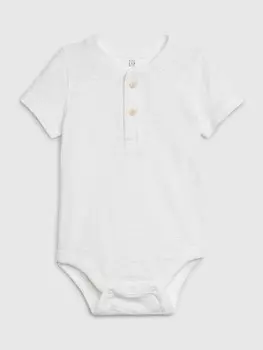 Боди с короткими рукавами Gap, белый