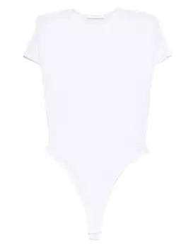 Боди с короткими рукавами WARDROBE.NYC, белый