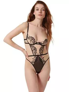 Боди с косточками Marisa Bluebella, черный